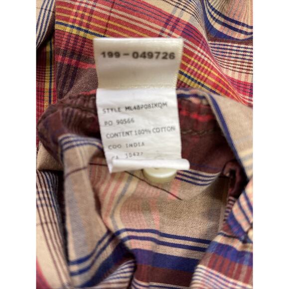 Men’s True Religion 3XL Long Sleeve Button Up Plaid Shirt With Pocket Detail - Picture 6 of 7